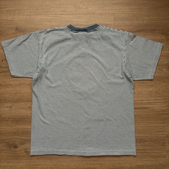 Vintage Y2K Disney Cruise Line 2001 Mickey T Shirt Stripe Size M Single Stitch - Picture 4 of 7